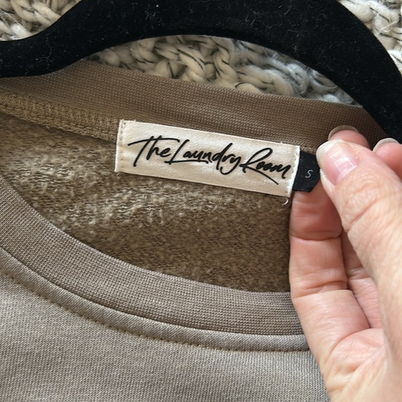 Free People The Laundry Room Horseshoe Jumper Pullover Sweater Rhinestones - Picture 12 of 12